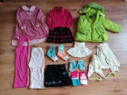 ZESTAW ciuszków dla dziewczynki - 4 latka (14szt) 