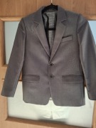 Garnitur komunijny chłopięcy stalowy Rom 146-stan idealny + alba