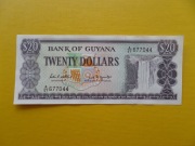 Gujana 20 Dollars 1966-1989 Pick 24 UNC
