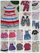 Zestaw ubrań dla dziewczynki paka ubranek 86 Next Gap