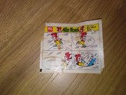 Historyjka obrazkowa komiks z gumy balonowej Fix und Foxi lata 80