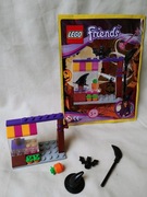 lego Friends klocki saszetka Halloween nietoperz miotła kapelusz