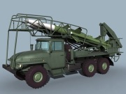 transport ził 131 dla SA6 3d 1/72