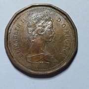 1 cent 1985 bez znaku menniczego Elżbieta II Kanada