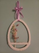 Minimalistyczny stroik na wielkanoc 