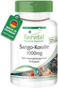 Sango Koralle 1000 mg Vegan 90 kaps 340 mg wapnia na kapsułkę Fairvital