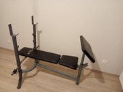 ławka treningowa prosta regulowana z modlitewnikiem