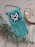 Makrama makatka PIESEK/WILK rękodzieło