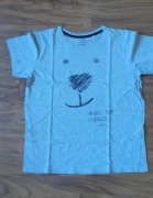 T-shirt koszulka ENDO rozm. 158 szara nadruk MIŚ