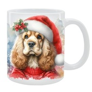 KUBEK Z PSEM Cocker spaniel amerykański - PREZENT, PERSONALIZOWANY, 24HWYS