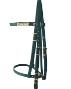 Ogłowie oryginalny Biothane z wodzami , rozm COB