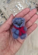 Breloczek Miś zrobiony szydełkiem 