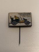 Odznaka Przypinka samochody po drogach Polski wpinka PRL