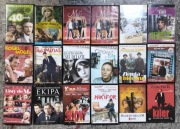 Zestaw 18 różnych płyt DVD z polskimi filmami lub odcinkami seriali