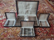 Zabytkowy komplet posrebrzanych sztućców – Carmen 48/60 GR –  72 elementy