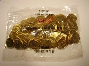 2013 rok - woreczki 1 grosz MP