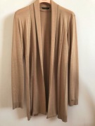 MASSIMO DUTTI BEŻOWY KARDIGAN 42/XL