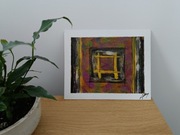 Obraz akryl ręcznie malowany 25x20 panel  malarski