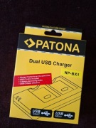 Ładowarka Patona USB --NP-BX1 (Dual / Podwójna)