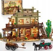 Klocki Insoon 8869 Saloon Western Dziki Zachód Koń Powóz Kompatybil.z Lego