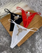 Majtki damskie z kryształkami