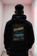 Męska Czarna Bluza M Hyundai i30N Grafika i Opis