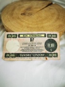 Bon towarowy dziesięć centów 