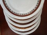 Bogucice PRL talerze śniadaniowe 5 sztuk 