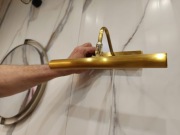 Lampa wisząca miedziana nad lustro, obraz 