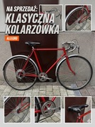 Rower Szosowy Rekord 200 PRL. Nowe Opony, Dętki i Linki. Klasyk