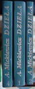 Dzieła - Adam Mickiewicz tom 1,2,4,