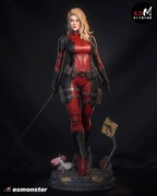 Figurka druk 3D żywica 12K " Lady Deadpool - F1282 " - 120 mm