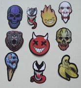 10 naklejek BUŹKI, TWARZE - rózne kształty - Zestaw #3