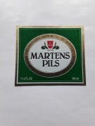 Etykieta piwna browar piwo Belgia 