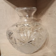 Duży Wazon Kryształowy