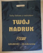 Reklamówki Torby Foliowe z nadrukiem 40x50 500 szt