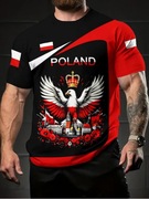 Koszulka z nadrukiem Polska | Krótki rękaw S/M/L/XL/XXL