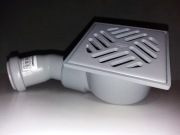 Jimten PVC fi.50/40 105x105mm odpływ syfon kratka