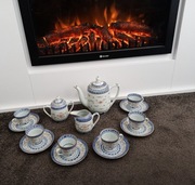 Porcelana chińska. Filiżanki, spodki. Zestaw serwis do herbaty kawy.