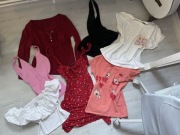 Paczka ubrań zestaw 7 sztuk sukienki topy rozmiar M m.in. Zara, Mango