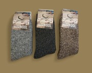 Skarpety męskie wełniane 3 pary