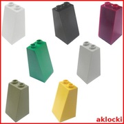 LEGO 3684a SKOS 2x2x3 biały czarny c.czerwony zielony szary żółty - 1 szt