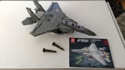 OGROMNY model samolotu F-15E Strike Eagle z klocków (jak LEGO)