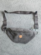 Nerka, saszetka home made - sztruks szara