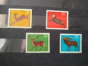 Znaczki Niemcy 1966 zwierzęta leśne 