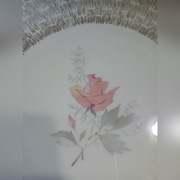 Piekny,duzy,porcelanowy talerz,Bawaria Elfenbein.