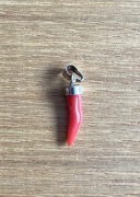 Zawieszka srebrna z koralowcem czerwonym (Neapol)