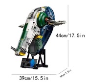 Model Patrolowiec typu Firespray Jango Fetta – Klocki techniczne (75409)