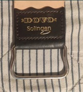 Pas do brzytew ze skóry bydlęcej nr jak na zdjęciu od Dovo Solingen