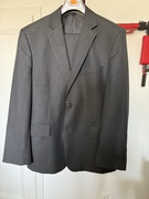 Garnitur męski wełniany 170/104/90 stan idealny szary wesele